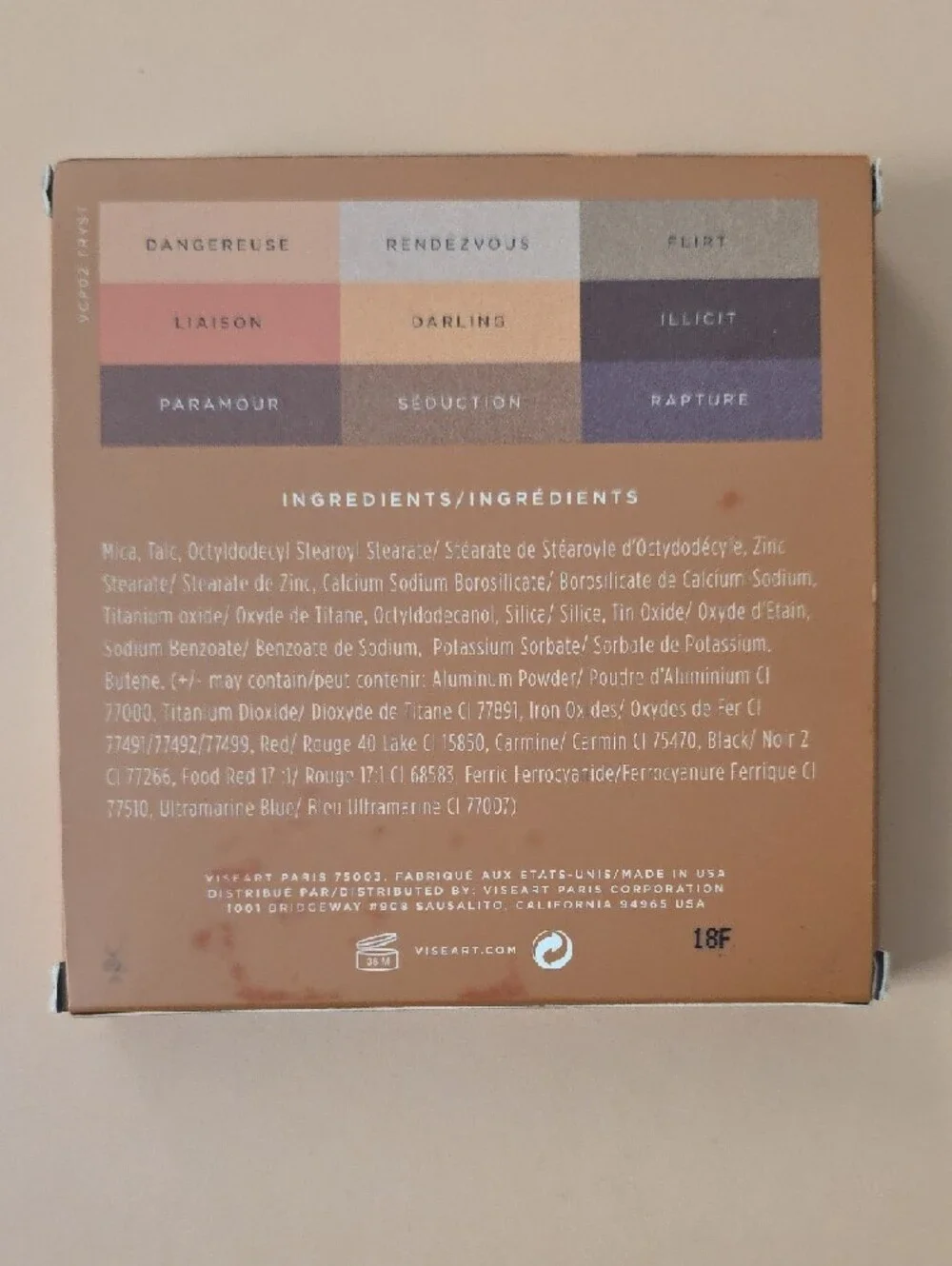 Viseart Tryst Eyeshadow Makeup